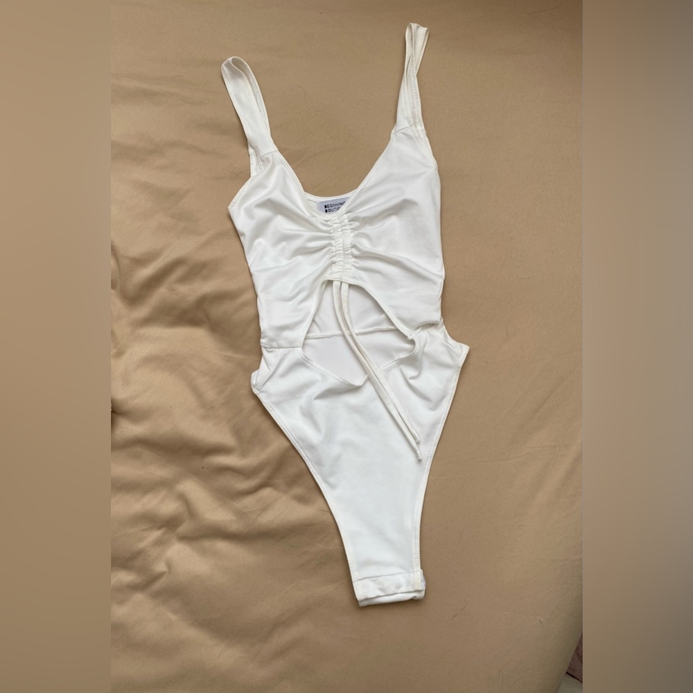 Cut-Out Bodysuit Tank Top